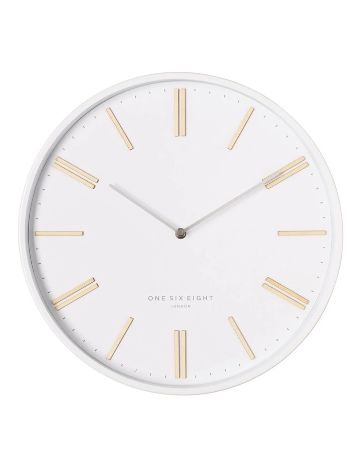 One Six Eight London Esme 40Cm White Silent Wall Clock 1 One Six Eight London Esme 40Cm White Silent Wall Clock