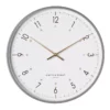 One Six Eight London Elio 40Cm White Silent Wall Clock