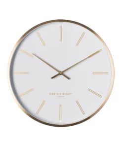 One Six Eight London Otto 40Cm White Silent Wall Clock