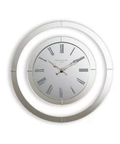 One Six Eight London Hampton'S 50Cm Glass Wall Clock