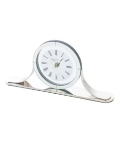 One Six Eight London Hampton'S Glass Mantel Clock