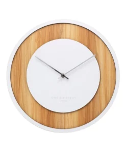 One Six Eight London Emilia White 40Cm Silent Wall Clock