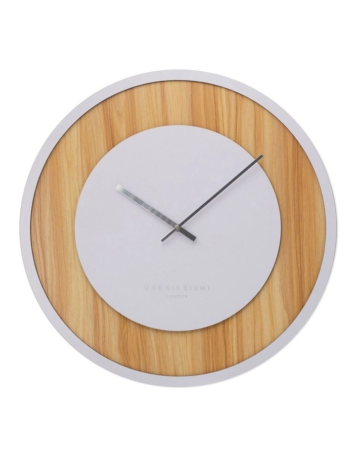 One Six Eight London Emilia White 60Cm Silent Wall Clock 1 One Six Eight London Emilia White 60Cm Silent Wall Clock