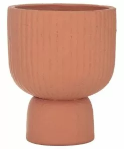 Rogue Zaria Pot 18x18x22cm Apricot Terracotta
