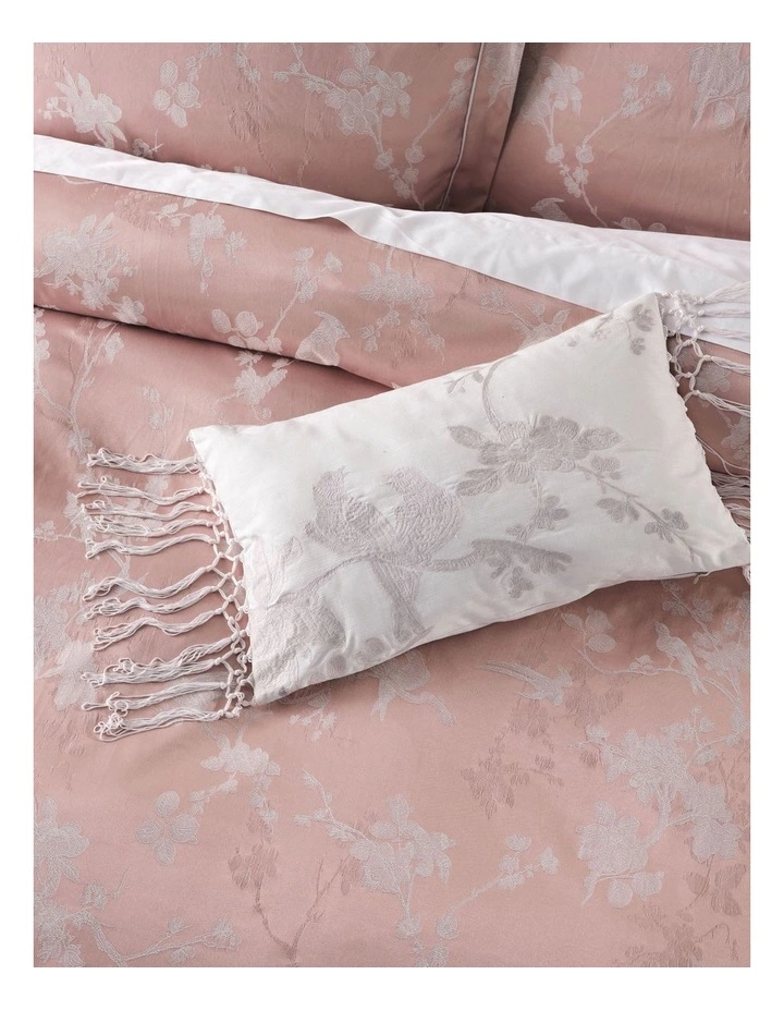 Grace by Linen House Sonoya Cushion Pink 2 Grace by Linen House Sonoya Cushion Pink - Image 2