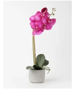 Heritage Real Touch Phalaenopsis 45cm 1 Stem Purple