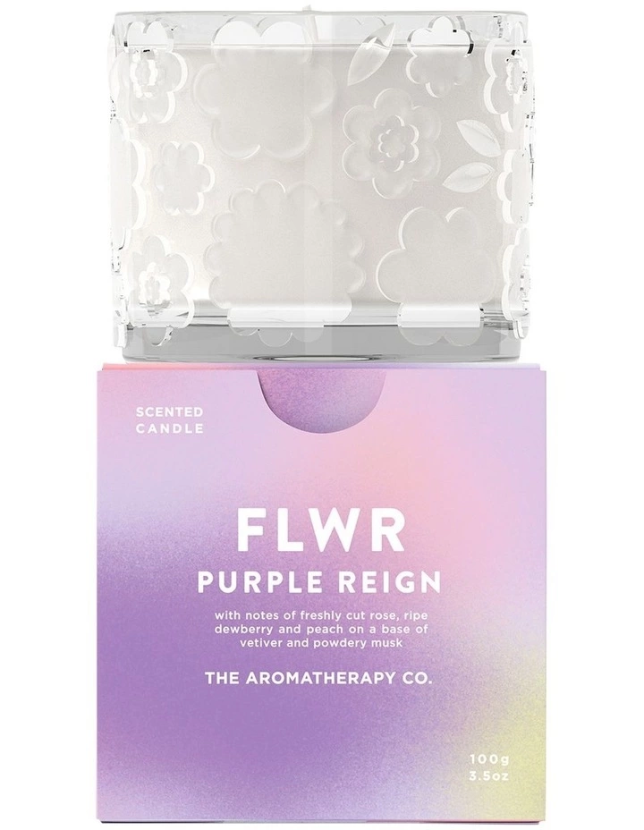 The Aromatherapy Company FLWR Purple Reign Candle 1 The Aromatherapy Company FLWR Purple Reign Candle