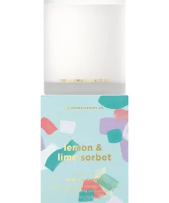 The Aromatherapy Company Festive Favours Lemon & Lime Sorbet Candle 100g