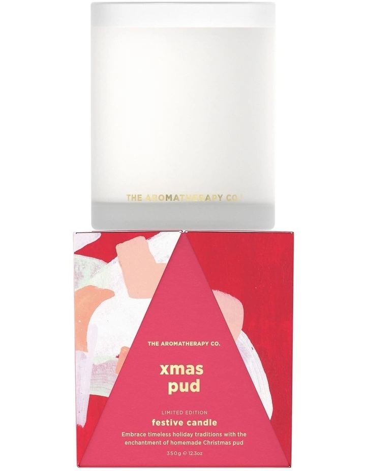 The Aromatherapy Company Festive Favours Xmas Pud Candle 350g 1 The Aromatherapy Company Festive Favours Xmas Pud Candle 350g