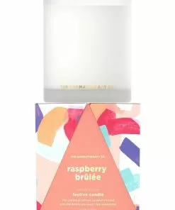 The Aromatherapy Company Festive Favours Raspberry Brulee Candle 350g