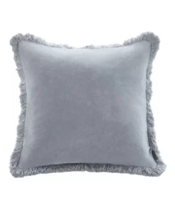 M.M Linen Sabel Cushion in Pewter Grey