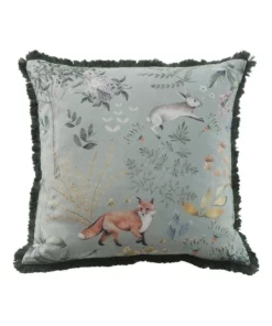 M.M Linen Briar Cushion In Sage