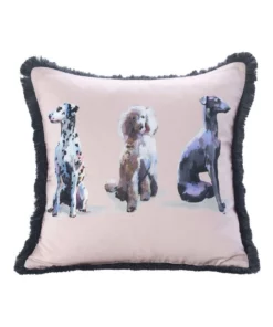 M.M Linen Duke Cushion In Multi