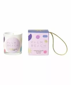 Palm Beach Collection Passionfruit Pavlova Extra Mini Candle Hanging Bauble 50g