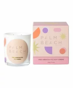 Palm Beach Collection Pink Hibiscus Fizz Standard Candle 420g