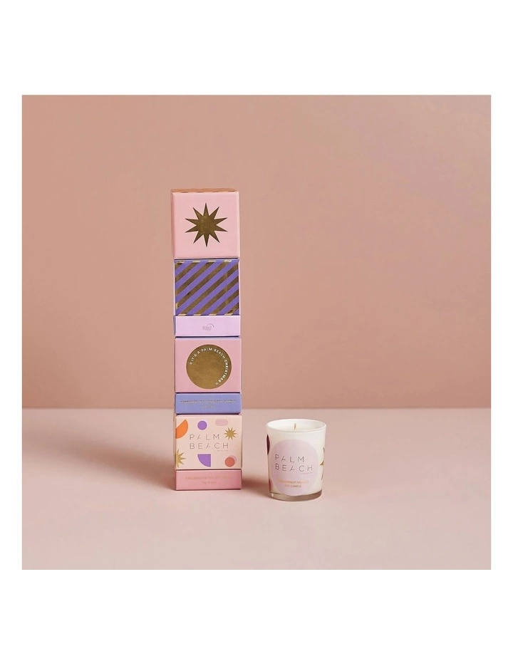 Palm Beach Collection Pink Hibiscus Fizz Mini Candle 70g 2 Palm Beach Collection Pink Hibiscus Fizz Mini Candle 70g - Image 2