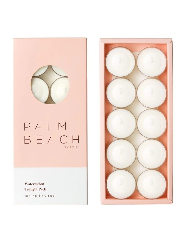 Palm Beach Collection Watermelon Tealight Pack 1 Palm Beach Collection Watermelon Tealight Pack