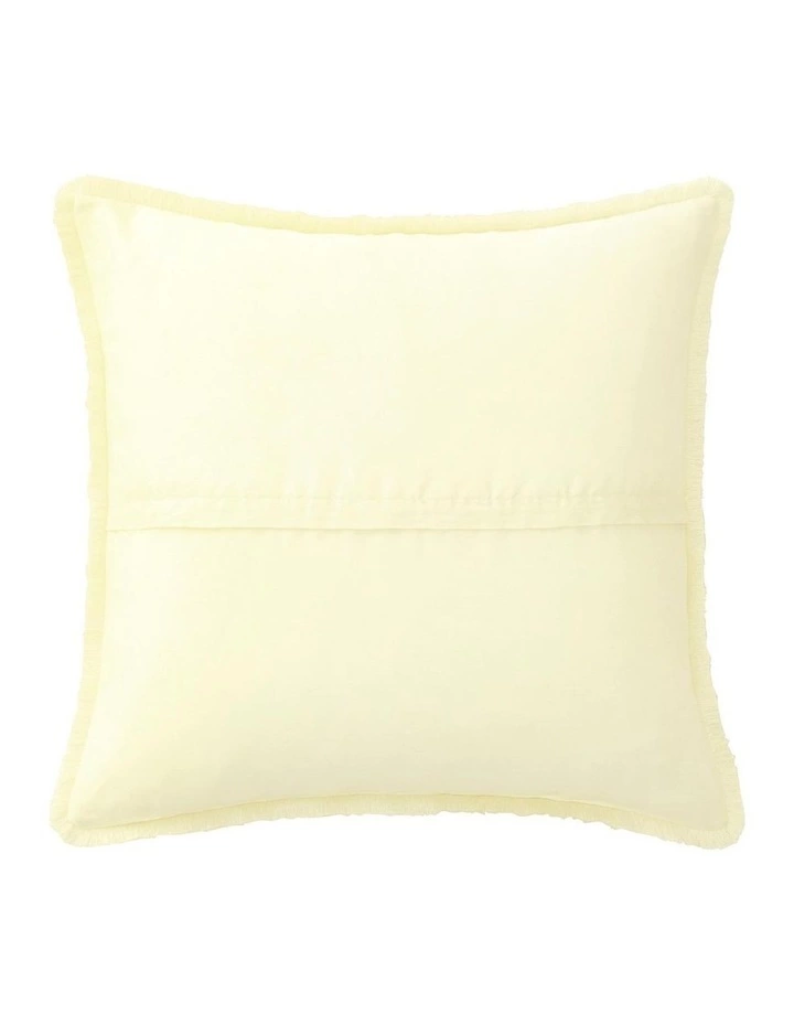 Sheridan Aurelea Square Cushion in Light Yellow 2 Sheridan Aurelea Square Cushion in Light Yellow - Image 2