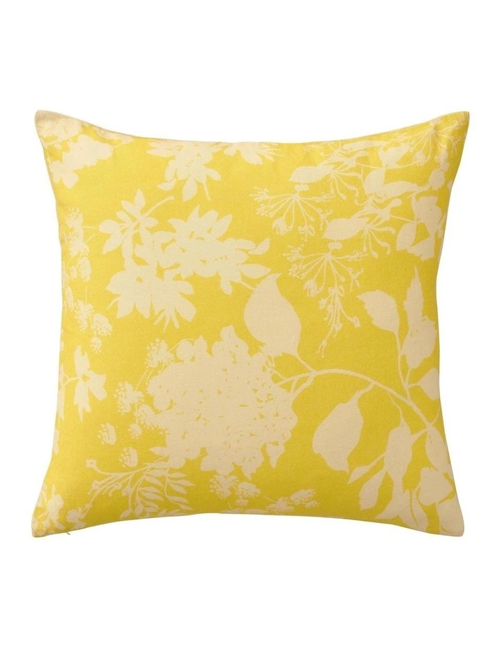 Sheridan Crosbie Square Cushion in Light Yellow 2 Sheridan Crosbie Square Cushion in Light Yellow - Image 2