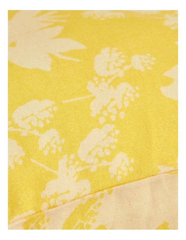 Sheridan Crosbie Square Cushion in Light Yellow 3 Sheridan Crosbie Square Cushion in Light Yellow - Image 3