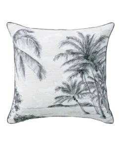 Sheridan Lovis Square Cushion in Charcoal