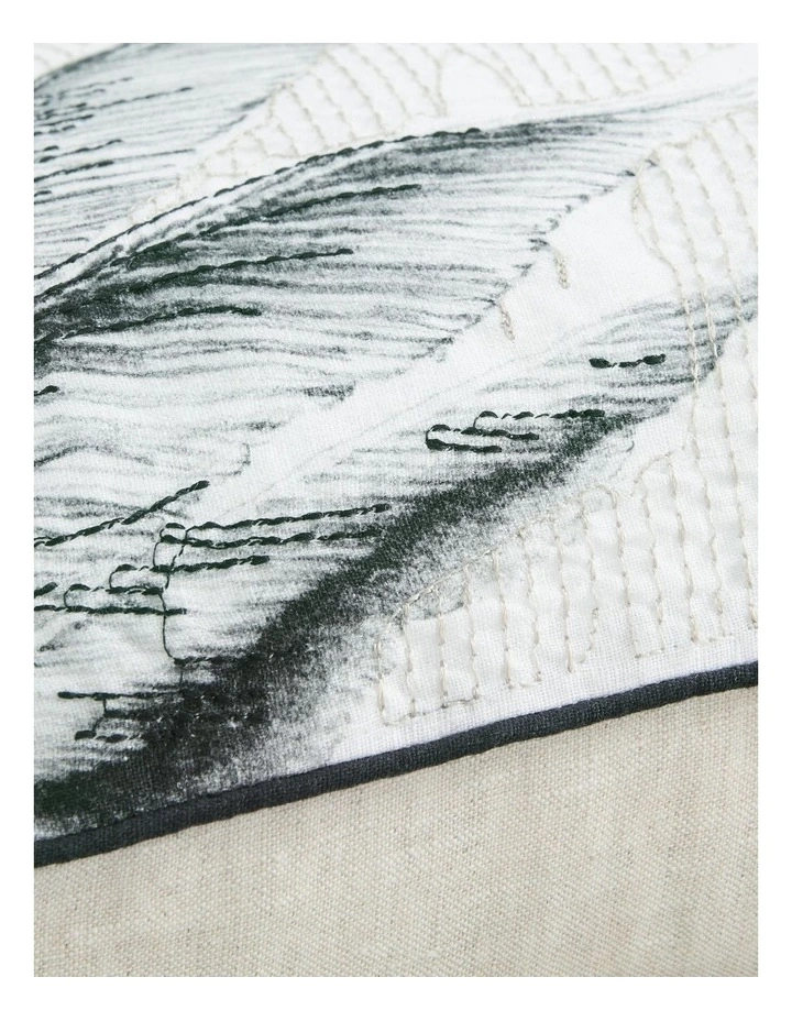 Sheridan Lovis Square Cushion in Charcoal 3 Sheridan Lovis Square Cushion in Charcoal - Image 3