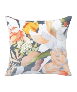 Sheridan Lucina Square Cushion in Slate Blue