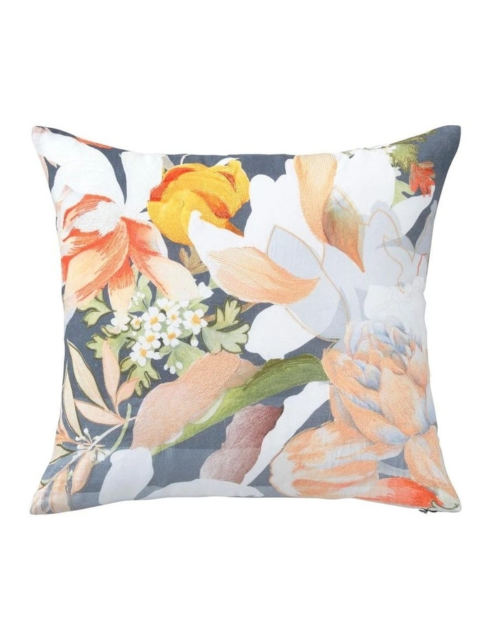 Sheridan Lucina Square Cushion in Slate Blue 1 Sheridan Lucina Square Cushion in Slate Blue