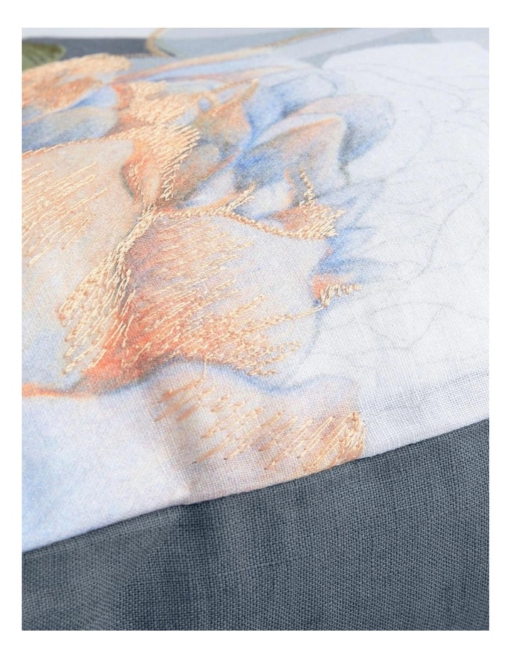 Sheridan Lucina Square Cushion in Slate Blue 3 Sheridan Lucina Square Cushion in Slate Blue - Image 3