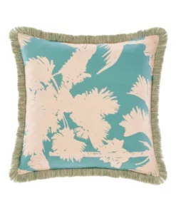 Linen House Tourelles Cushion In Leaf