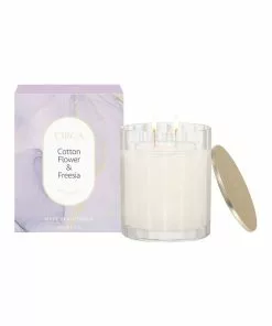 CIRCA Cotton Flower & Freesia Scented Soy Candle 350g