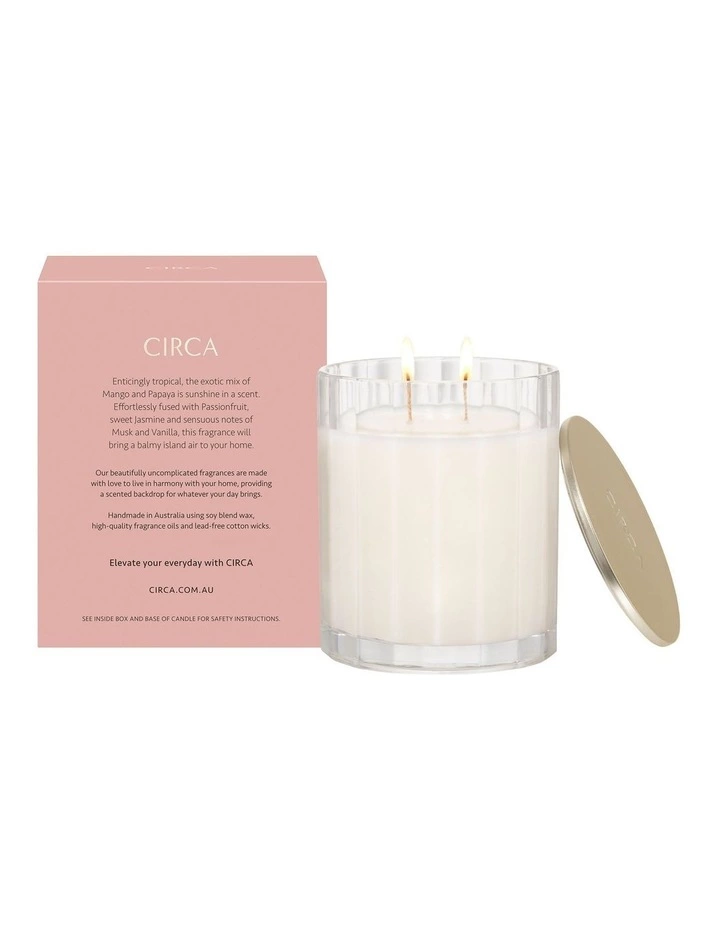 CIRCA Mango & Papaya Scented Soy Candle 350g 2 CIRCA Mango & Papaya Scented Soy Candle 350g - Image 2