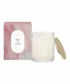CIRCA Rose & Lychee Scented Soy Candle 350g