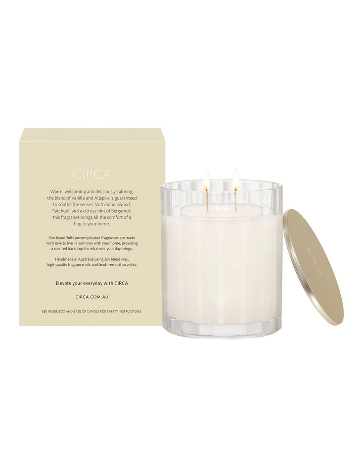 CIRCA Vanilla Bean & Allspice Scented Soy Candle 350g 2 CIRCA Vanilla Bean & Allspice Scented Soy Candle 350g - Image 2