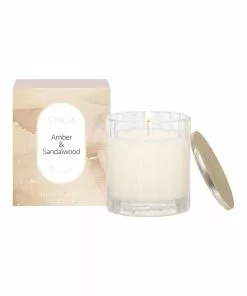 CIRCA Amber & Sandalwood Scented Soy Candle 60g