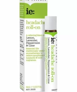 In Essence Roll On Headache Pure Essential Oil Blend