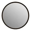 One Six Eight London Tina 60cm Black Solid Wood Mirror