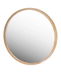 One Six Eight London Tina 60cm Light Solid Wood Mirror