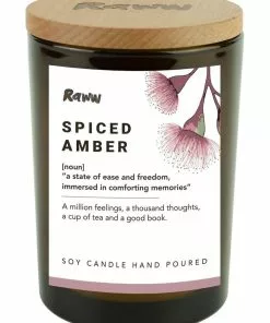 RAWW Candle-Spiced Amber
