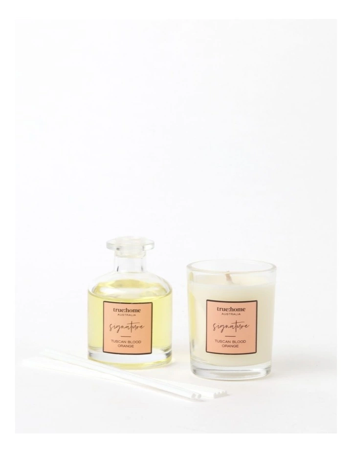 True Home Tuscan Blood Orange Petite Candle & Mini Diffuser 1 True Home Tuscan Blood Orange Petite Candle & Mini Diffuser