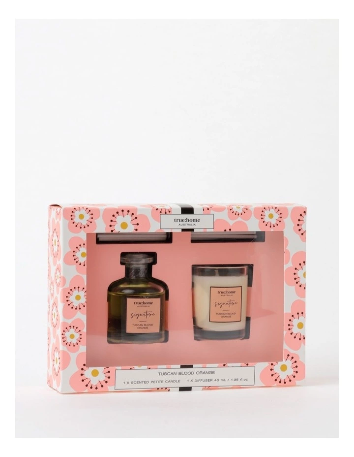 True Home Tuscan Blood Orange Petite Candle & Mini Diffuser 2 True Home Tuscan Blood Orange Petite Candle & Mini Diffuser - Image 2