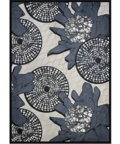 Cooper & Co Fenton With Foil Ready To Hang Canvas Wall Art 100x140cm