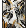 Cooper & Co Ready To Hang Fancy Feathers Wall Art With Foil 140x100cm