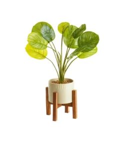 Cooper & Co Artificial Taro Plant In Ceramic Pot 75cm