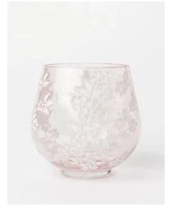 Heritage Anson Medium Candle Holder 12cm in Pink