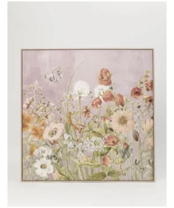 Heritage Field of Flowers 102.6x102.6cm Wall Art