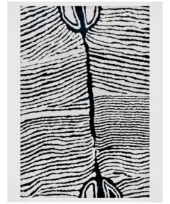 Warlukurlangu Artists x Vue Rug 230x160cm Mina Jukurrpa (Mina Mina Dreaming) Ngalyipi by Judy Napangardi Watson