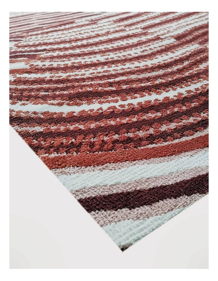 Warlukurlangu Artists x Vue Rug 230x160cm Mina Jukurrpa (Mina Dreaming) by Helen Nungarrayi Reed 2 Warlukurlangu Artists x Vue Rug 230x160cm Mina Jukurrpa (Mina Dreaming) by Helen Nungarrayi Reed - Image 2