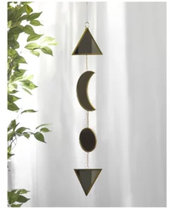 Milkshake Moon Mirror Hanging Plaque in Gold/Clear -Home Decor Shop 865789750 5 720x928