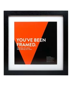 Vue Black Photo Frame 25x25/20x20cm